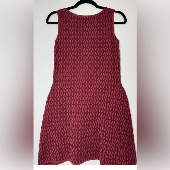 INC International Concepts Burgundy Textured Dress - Picture 2 of 6